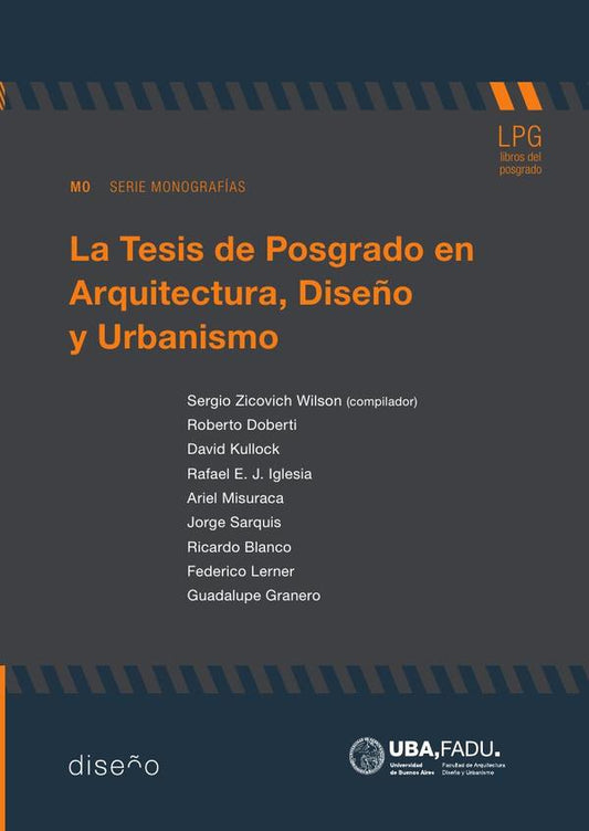 Tesis De Posgrado En Arquitectura, Diseño Y Urbanismo, La