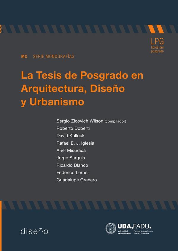 Tesis De Posgrado En Arquitectura, Diseño Y Urbanismo, La